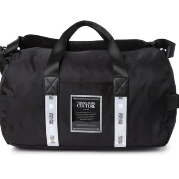 VERSACE Jeans Couture Travel Duffel Bag. Black. Tote. Travel. Bag. NWT. - Picture 8 of 9